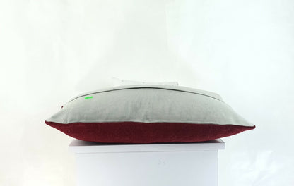 Kilim Lumbar Pillow Cover 12x20 Bohemian Vintage Wool Sofa Couch Cushion A982