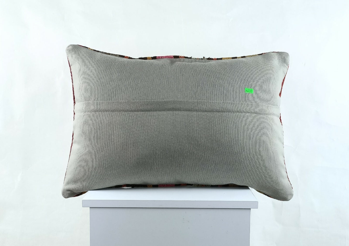 Kilim Pillow Cover 16x24 in Traditional Handmade Anatolian Lumbar Cushion A1503