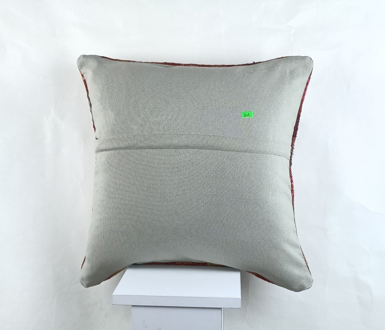 18"x18" Kilim Pillow Cover  Handmade Turkish Vintage Cushion Tribal Lumbar 2645