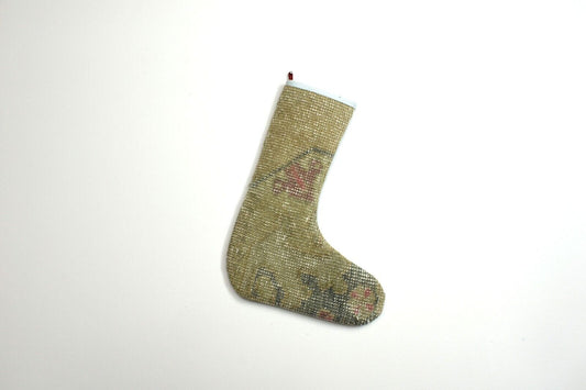 Kilim Christmas Stocking Vintage Rug Stocking Ethnic Decorative Xmas Socks S1013