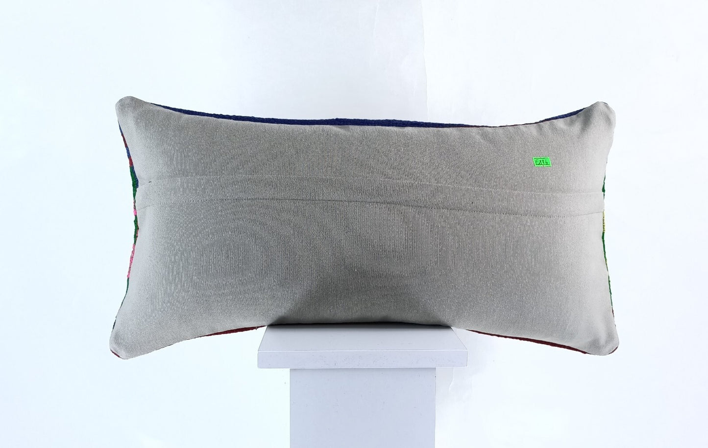 12x24 Kilim Lumbar Cushion Cover Turkish Tribal Vintage Ethnic Pillow E896