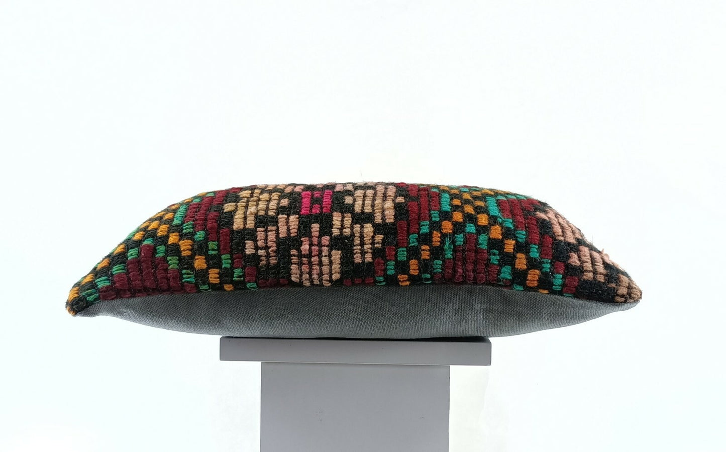 8"x16" Kilim Pillow Cover Turkish Handmade Home Decorative Neck Lumbar E716