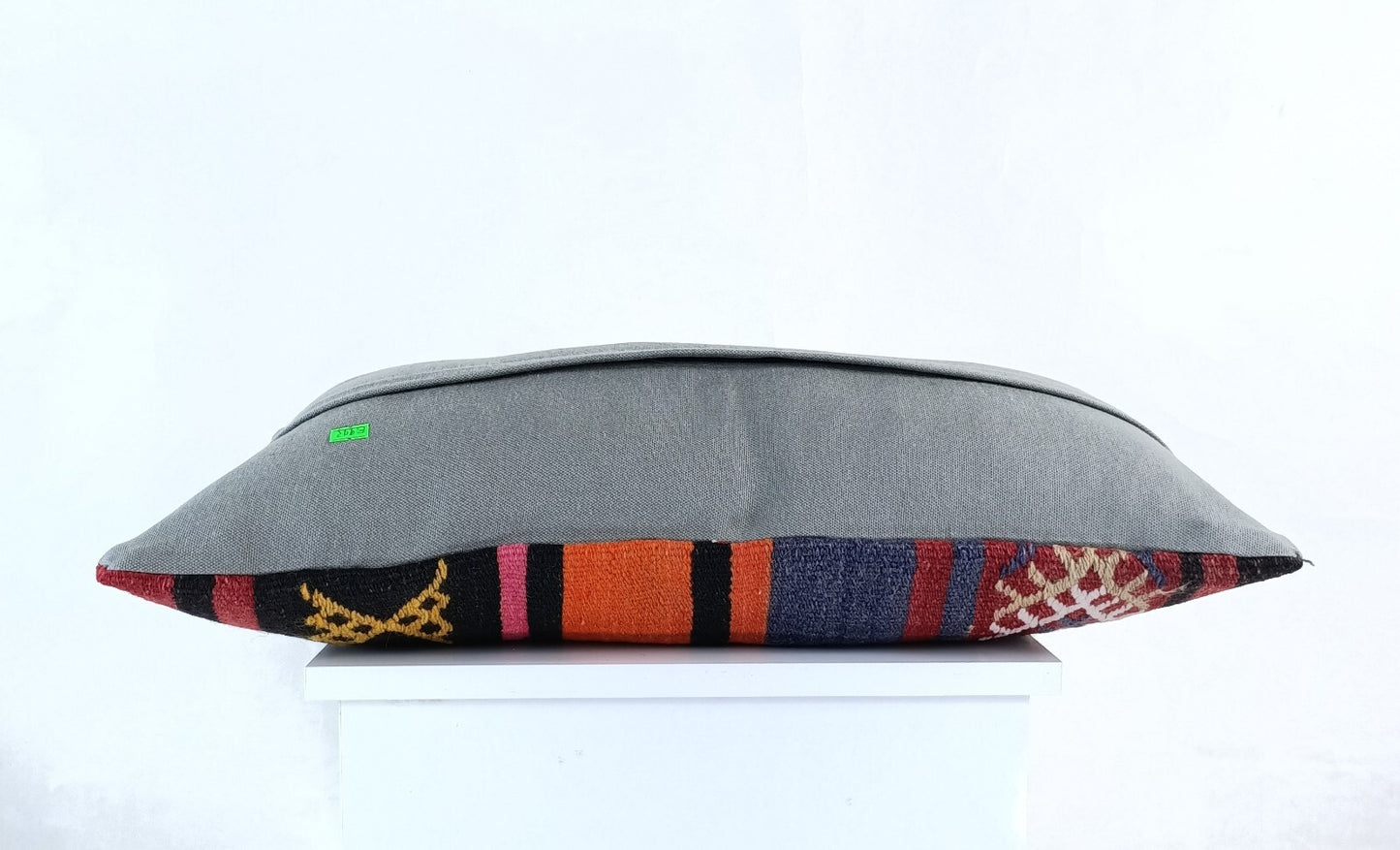 Handmade Turkish Kilim Pillow Cover 12x24 Ethnic Boho Sofa Lumbar Cushion E993