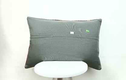 Kilim Pillow Cover 16x24 Handmade Lumbar Tribal Ethnic Sofa Couch Cushion  E495