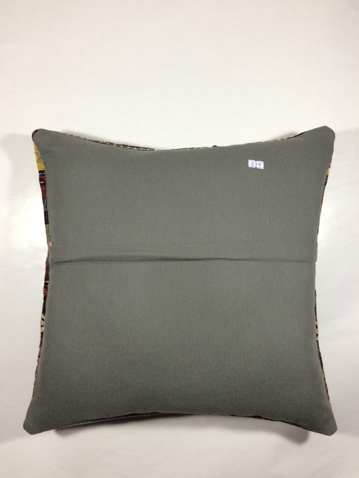 18"x18" Kilim Pillow Cover  Handmade Turkish Vintage Cushion Tribal Lumbar 679