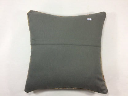 18"x18" Kilim Pillow Cover  Handmade Turkish Vintage Cushion Tribal Lumbar 1291