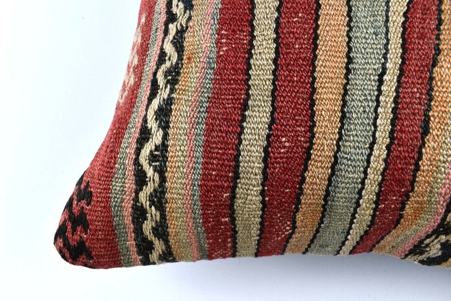 20x20 Kilim Pillow Cover Handmade Vintage Oushak Kilim Cushion Cover 4646