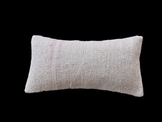 10x20 Kilim Lumbar Pillow Cover Vintage Ethnic Oushak Kilim Pillow Cover 3344