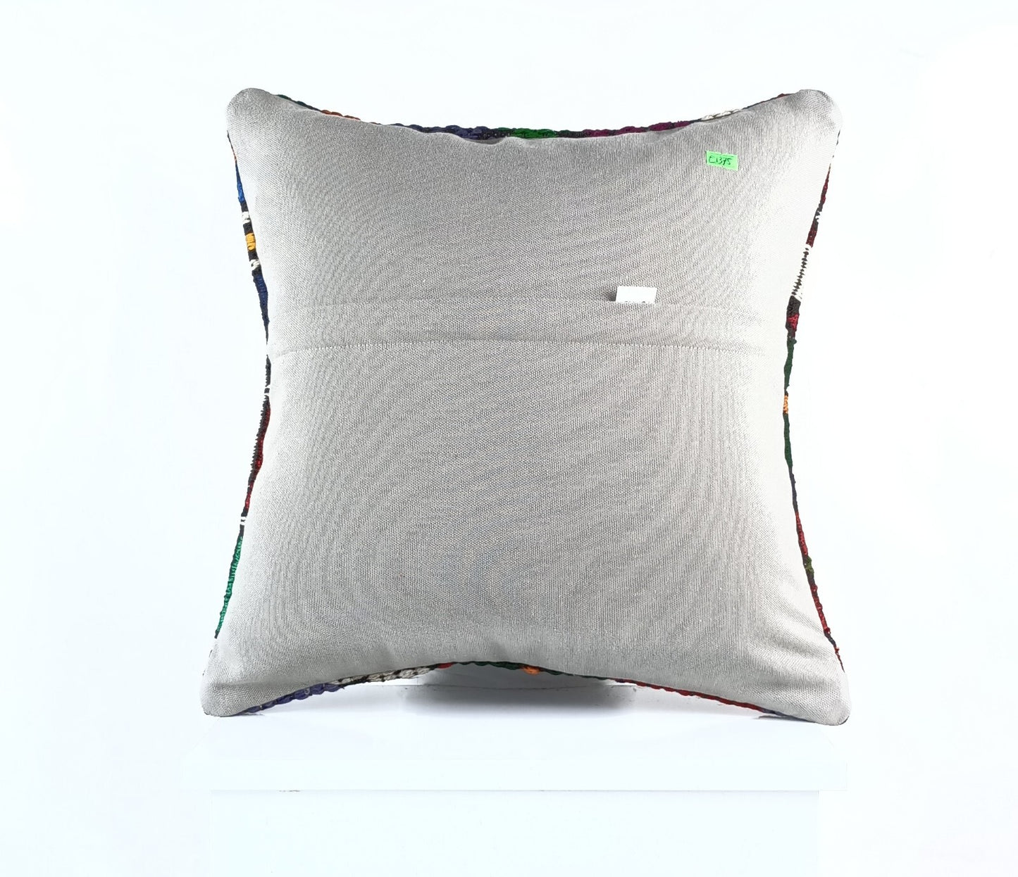 18"x18" Kilim Pillow Cover  Handmade Turkish Vintage Cushion Tribal Lumbar E1375