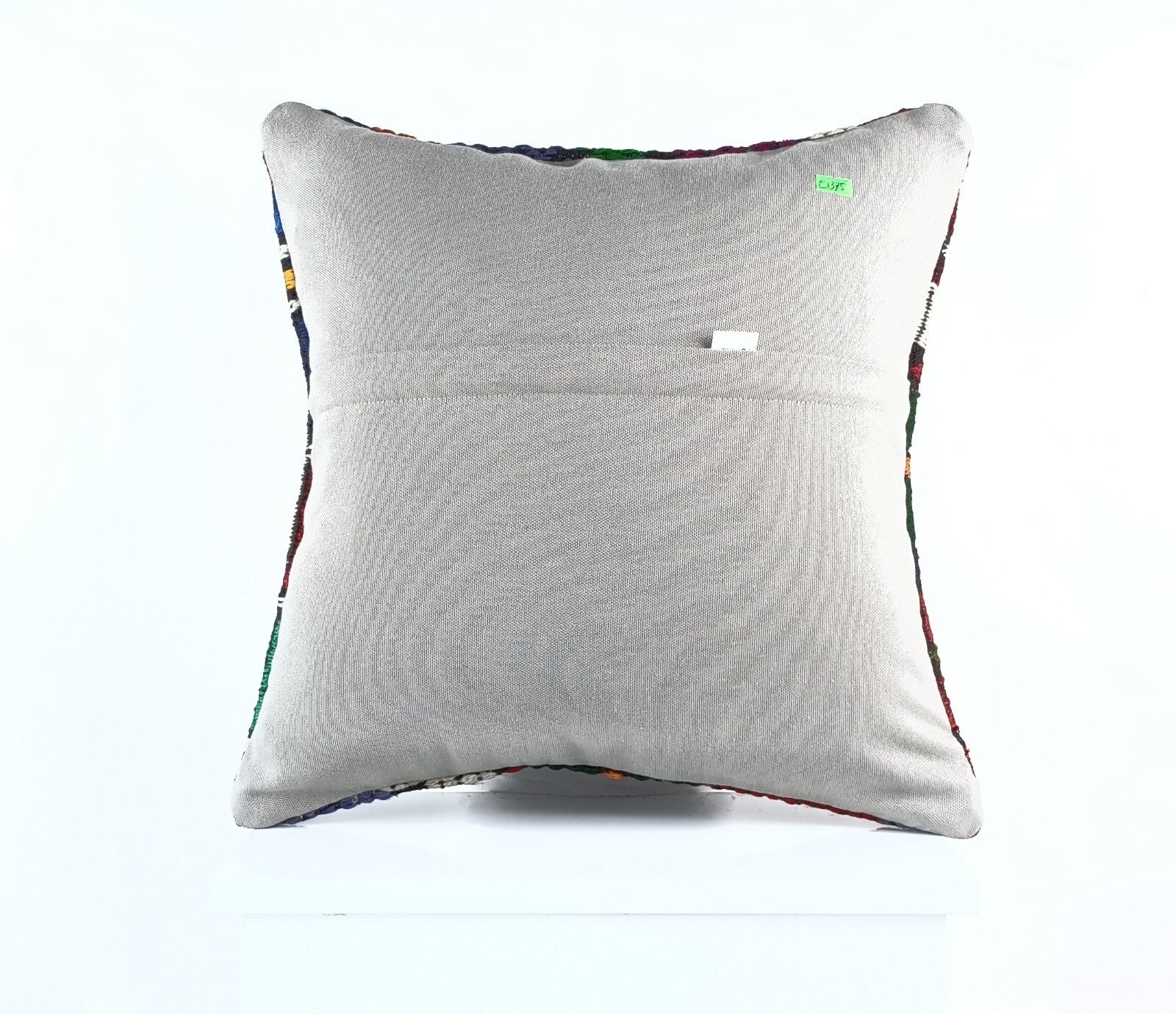 18"x18" Kilim Pillow Cover  Handmade Turkish Vintage Cushion Tribal Lumbar E1375