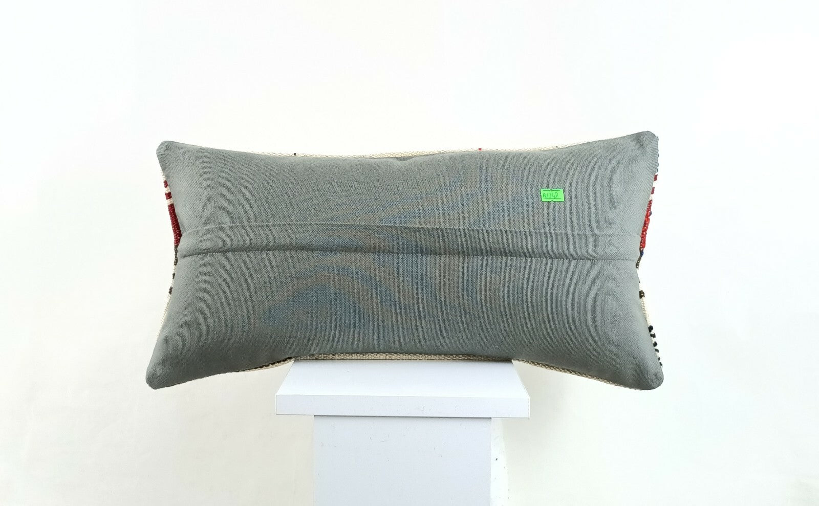 Kilim Lumbar Pillow Cover 10x20 Decorative Sofa Couch Handmade Cushion A1349