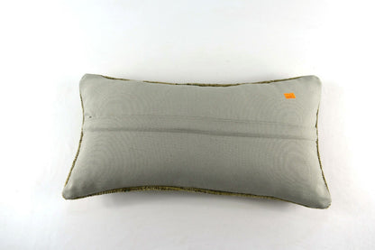 10x20 Kilim Lumbar Pillow Cover Vintage Ethnic Oushak Kilim Pillow Cover A3025