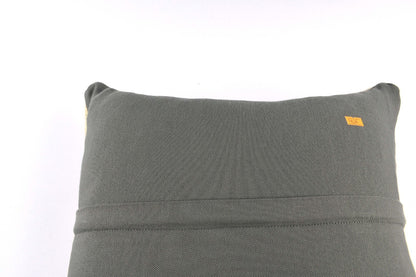 18"x18" Kilim Pillow Cover  Handmade Turkish Vintage Cushion Tribal Lumbar 4626