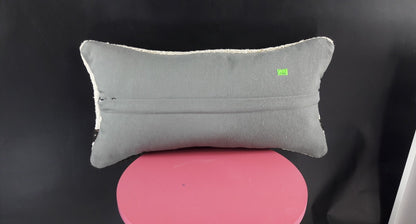10x20 Kilim Lumbar Pillow Cover Vintage Ethnic Oushak Kilim Pillow Cover E1142