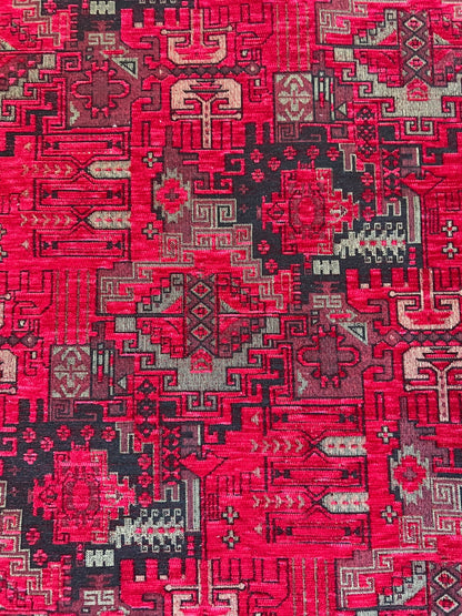 Kilim Pattern Upholstery Fabric Oriental Ethnic Design Decorative Boho Tapestry