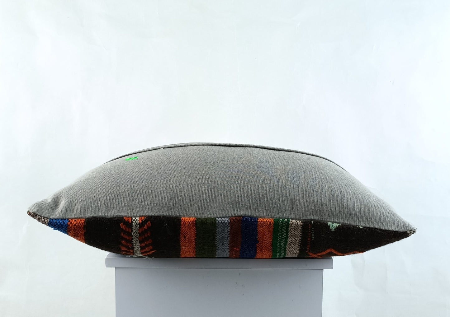 Kilim Pillow Cover 16x24 in Traditional Handmade Anatolian Lumbar Cushion A1491