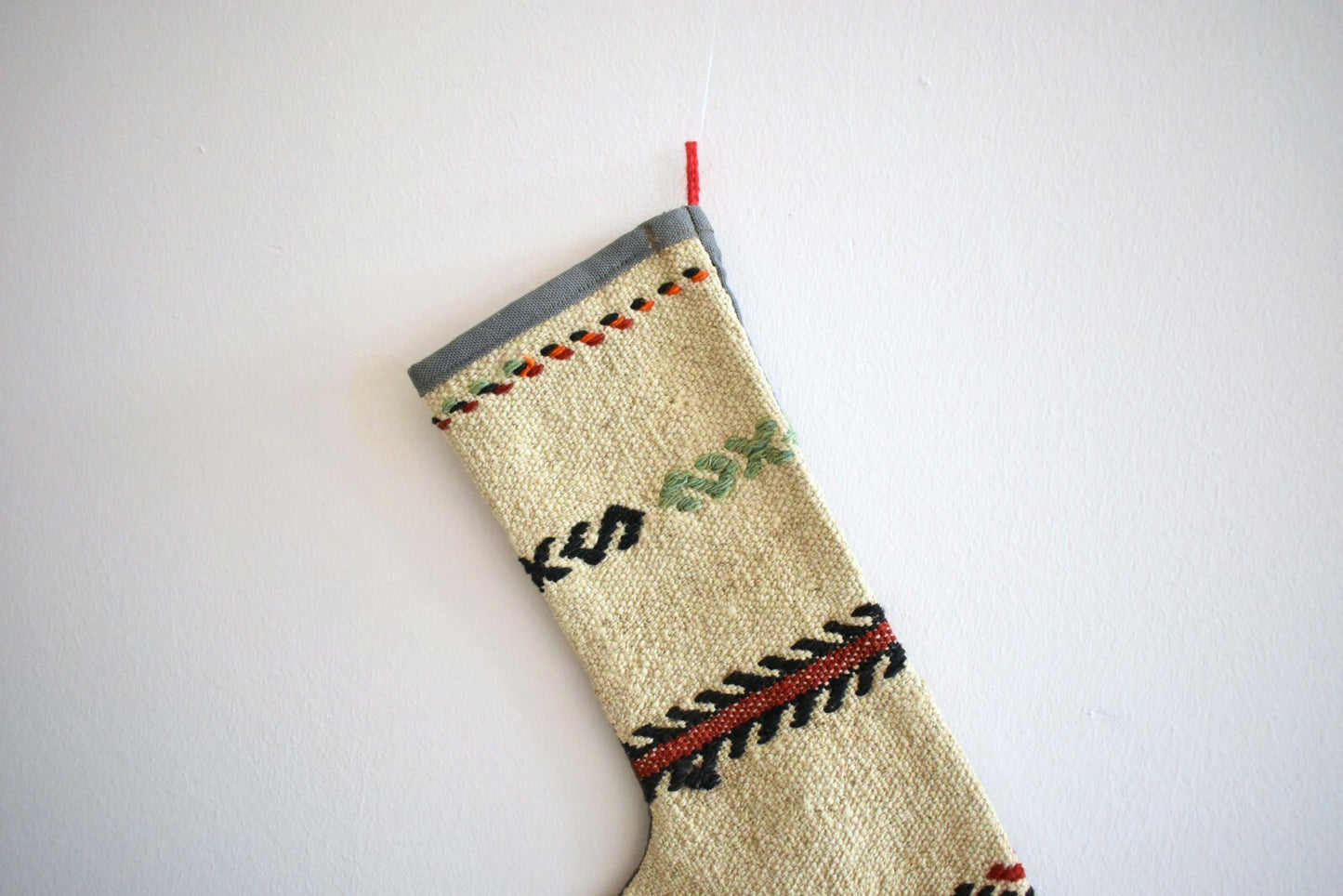 Rug Christmas Socks, Christmas Decoration, Kilim Christmas Stocking, S84