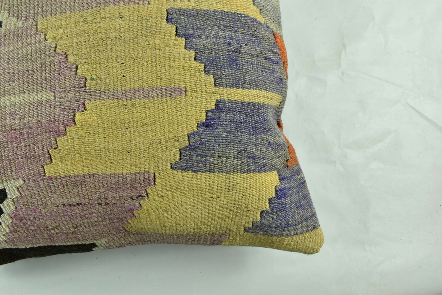 20x20 Kilim Pillow Cover Handmade Vintage Oushak Kilim Cushion Cover A1893