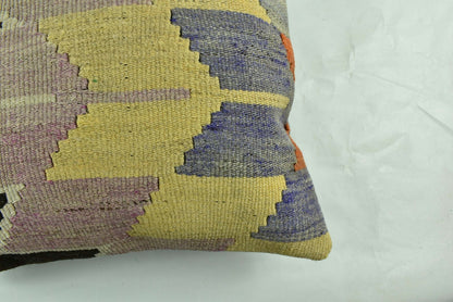 20x20 Kilim Pillow Cover Handmade Vintage Oushak Kilim Cushion Cover A1893