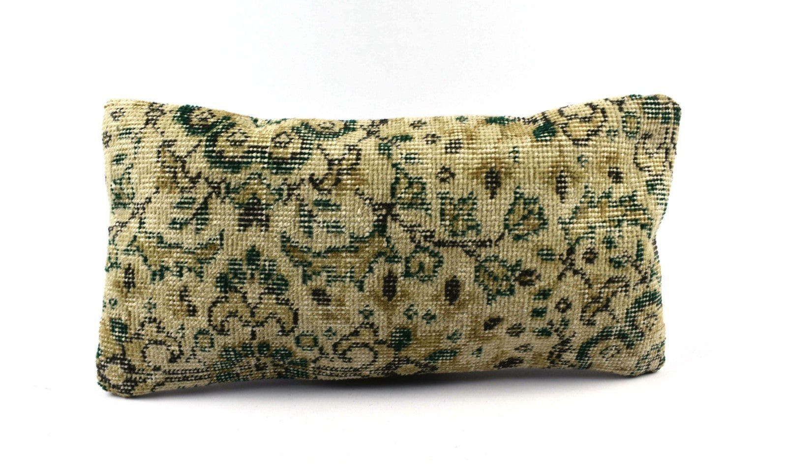 10x20 Kilim Lumbar Pillow Cover Vintage Ethnic Oushak Kilim Pillow Cover 4863