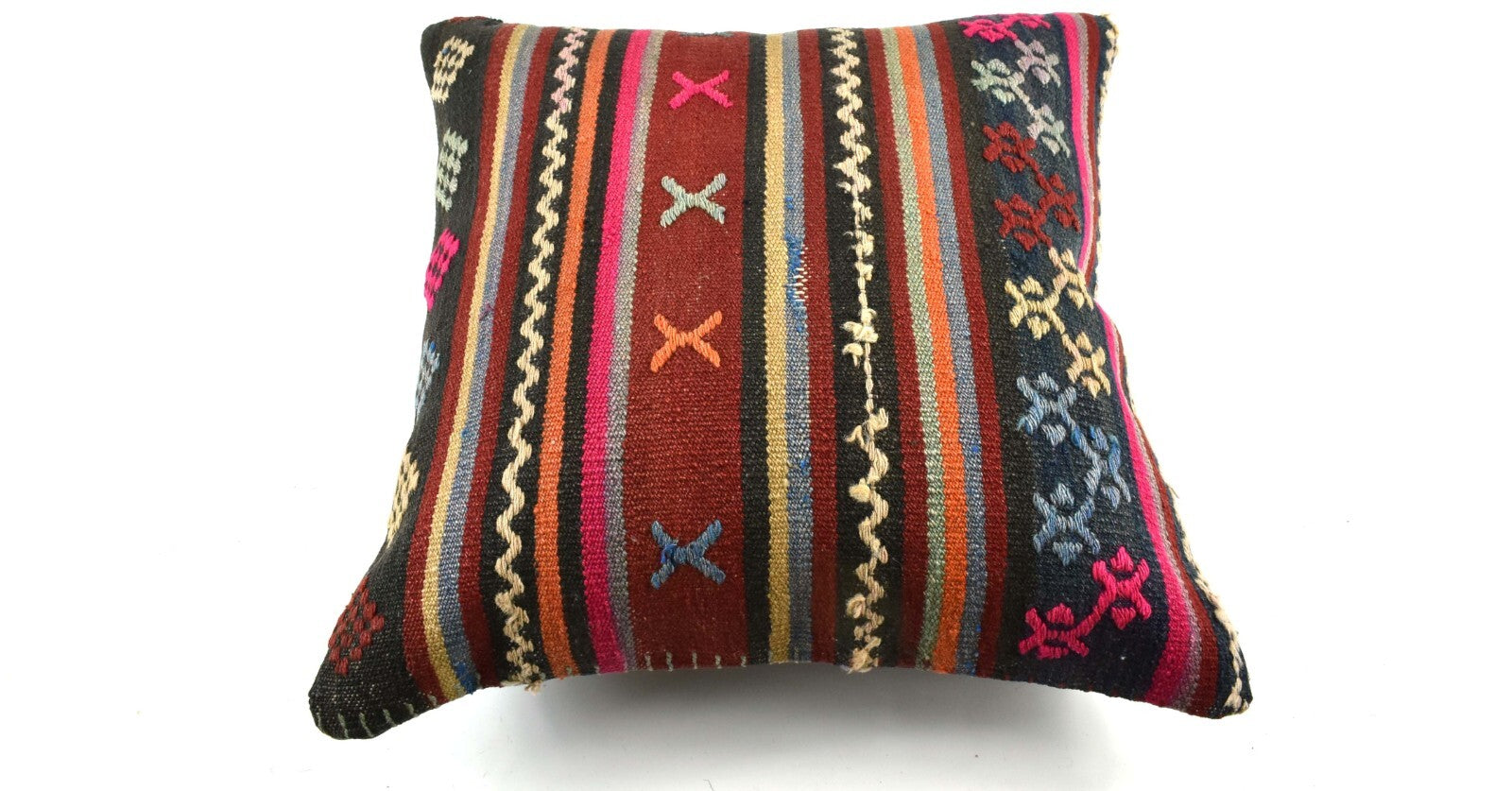 20x20 Kilim Pillow Cover Handmade Vintage Oushak Kilim Cushion Cover 3523