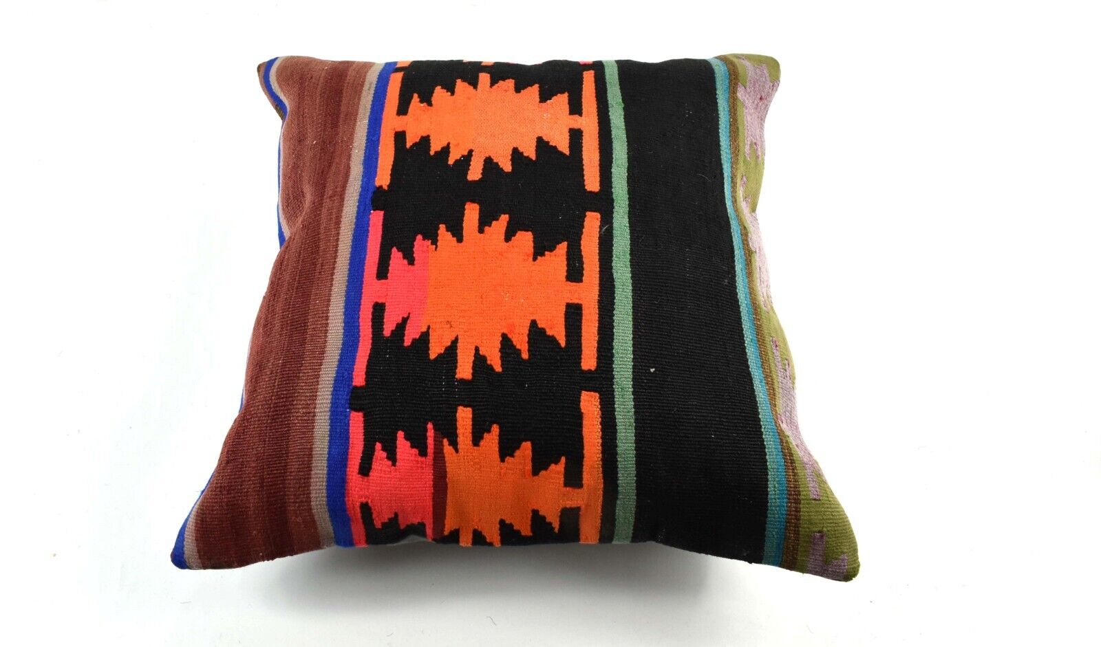 20x20 Kilim Pillow Cover Handmade Vintage Oushak Kilim Cushion Cover 3506