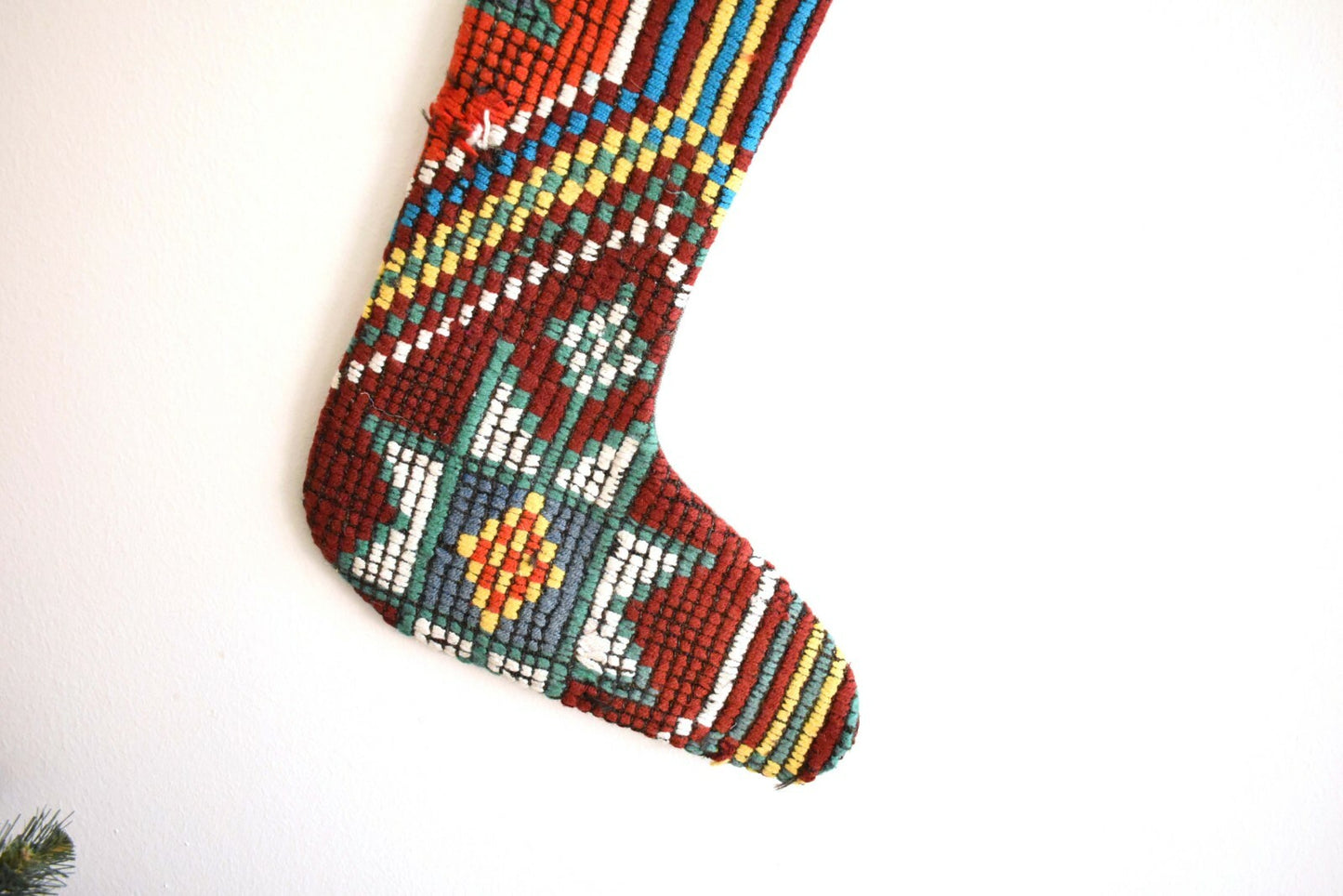 Kilim Christmas Stocking Vintage Stocking Gift Stocking  Xmas Socks S270