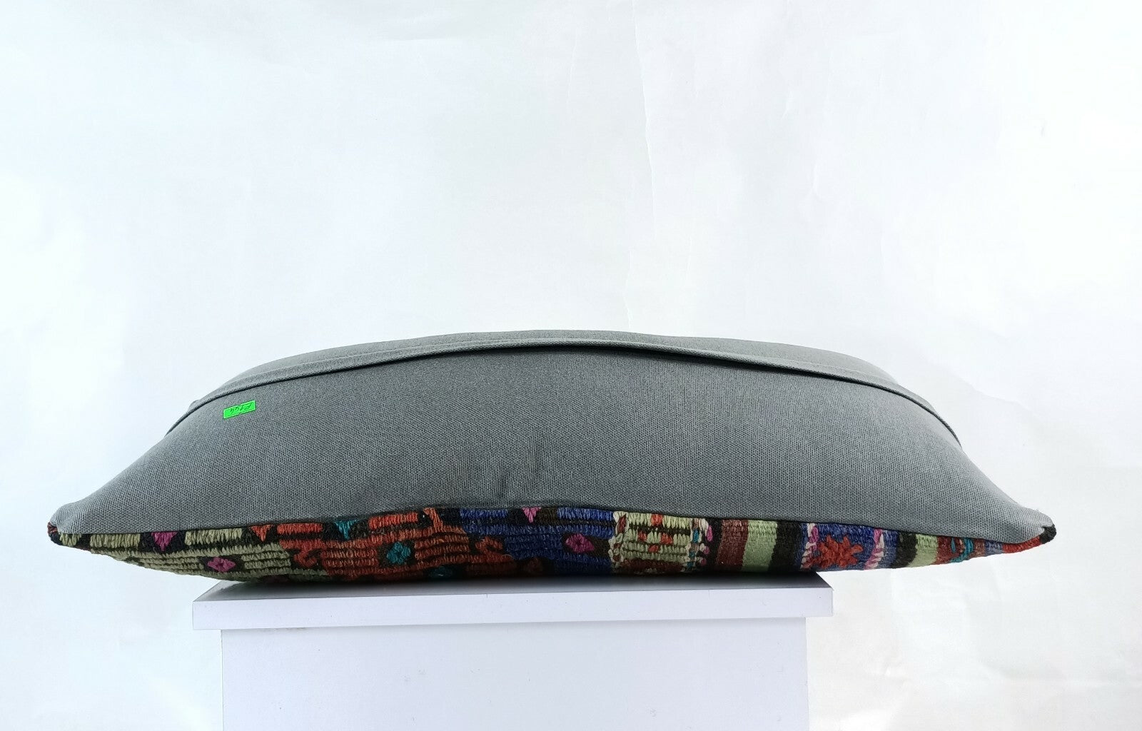 Handmade Turkish Kilim Pillow Cover 12x24 Ethnic Boho Sofa Lumbar Cushion E944