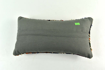 Turkish Cushion Cover 8"x16" Handmade Vintage Boho Ethnic Throw Pillow Case 3724