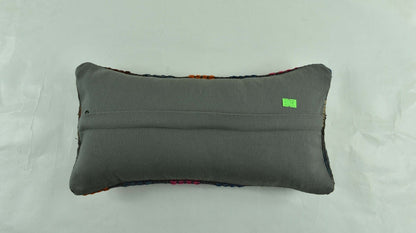 Turkish Cushion Cover 8"x16" Handmade Vintage Boho Ethnic Throw Pillow Case 3139