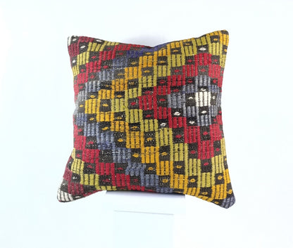 20x20 Kilim Pillow Cover Handmade Vintage Oushak Kilim Cushion Cover 1866