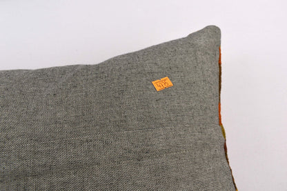 16x24 Kilim Pillow Cover Handmade Vintage Anatolian Lumbar Cushion Cover 4775