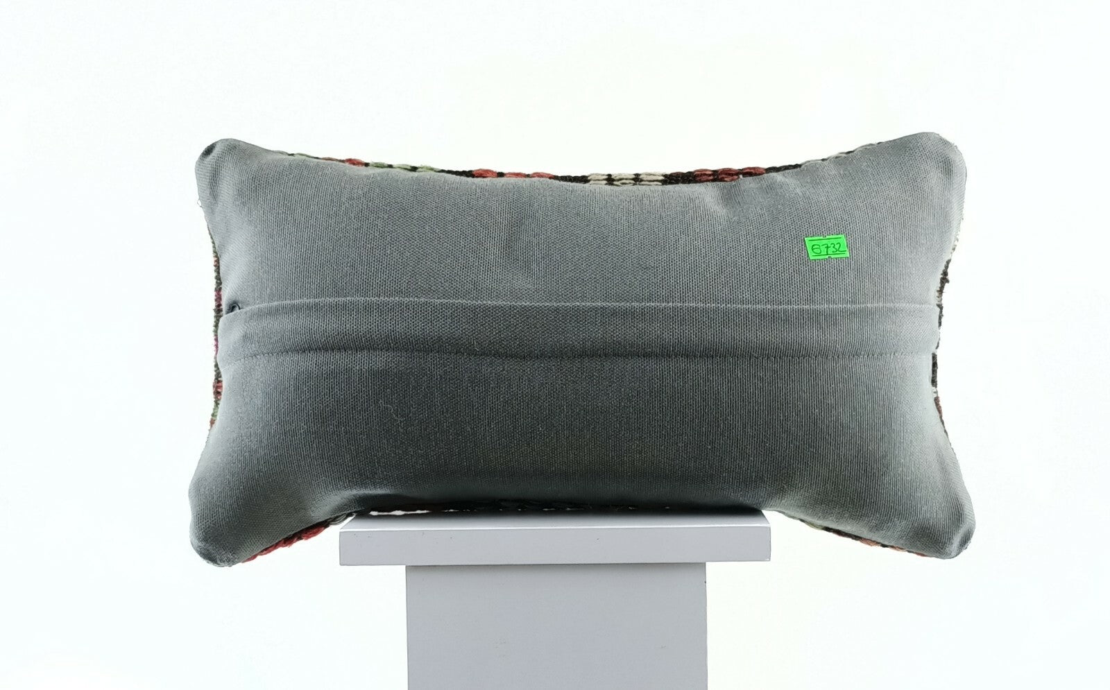 8"x16" Kilim Pillow Cover Handwoven Turkish Rug Traditional Oriental Lumbar E732