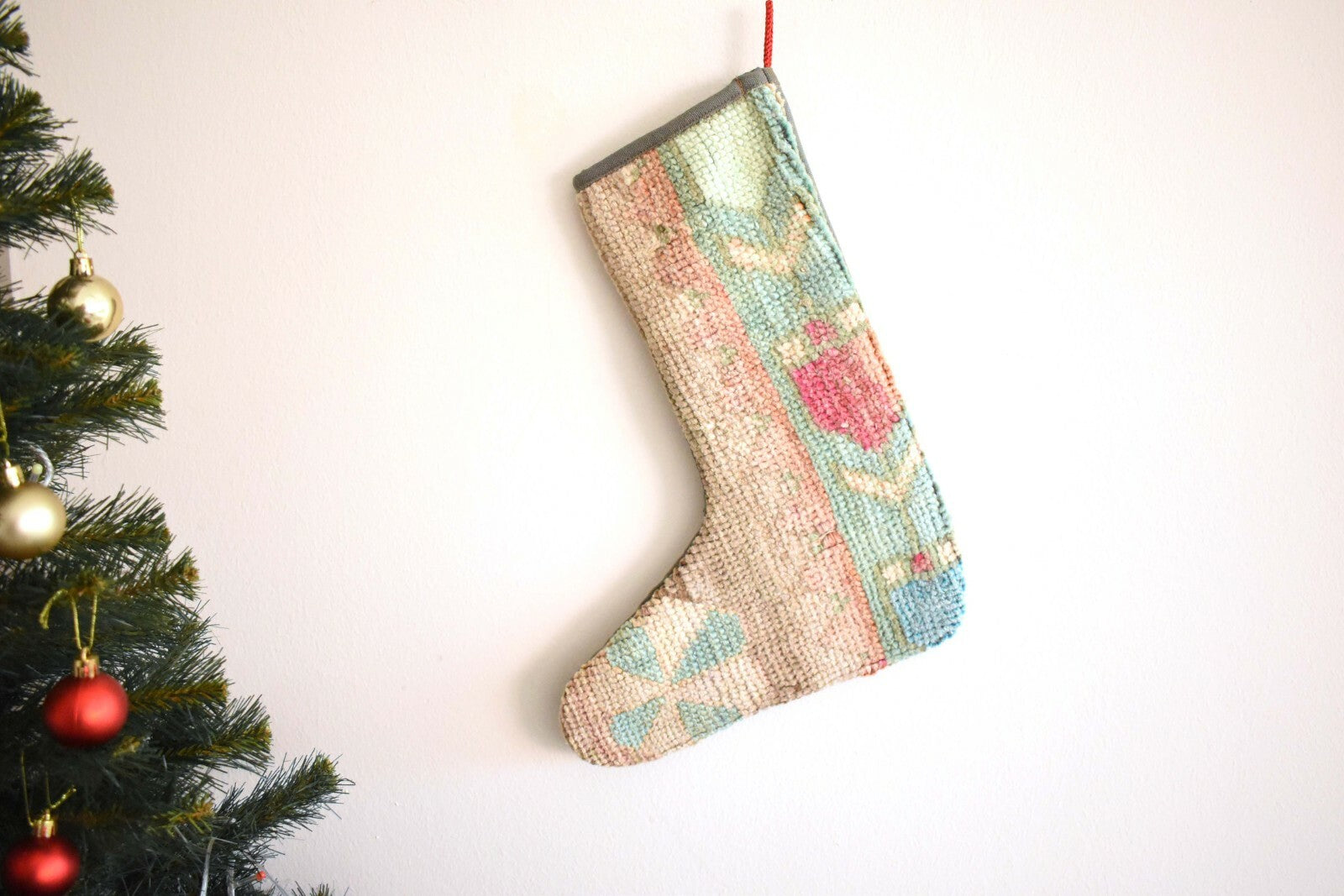 Kilim Christmas Stocking Vintage Stocking Gift Stocking  Xmas Socks S267