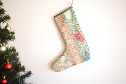 Kilim Christmas Stocking Vintage Stocking Gift Stocking  Xmas Socks S267