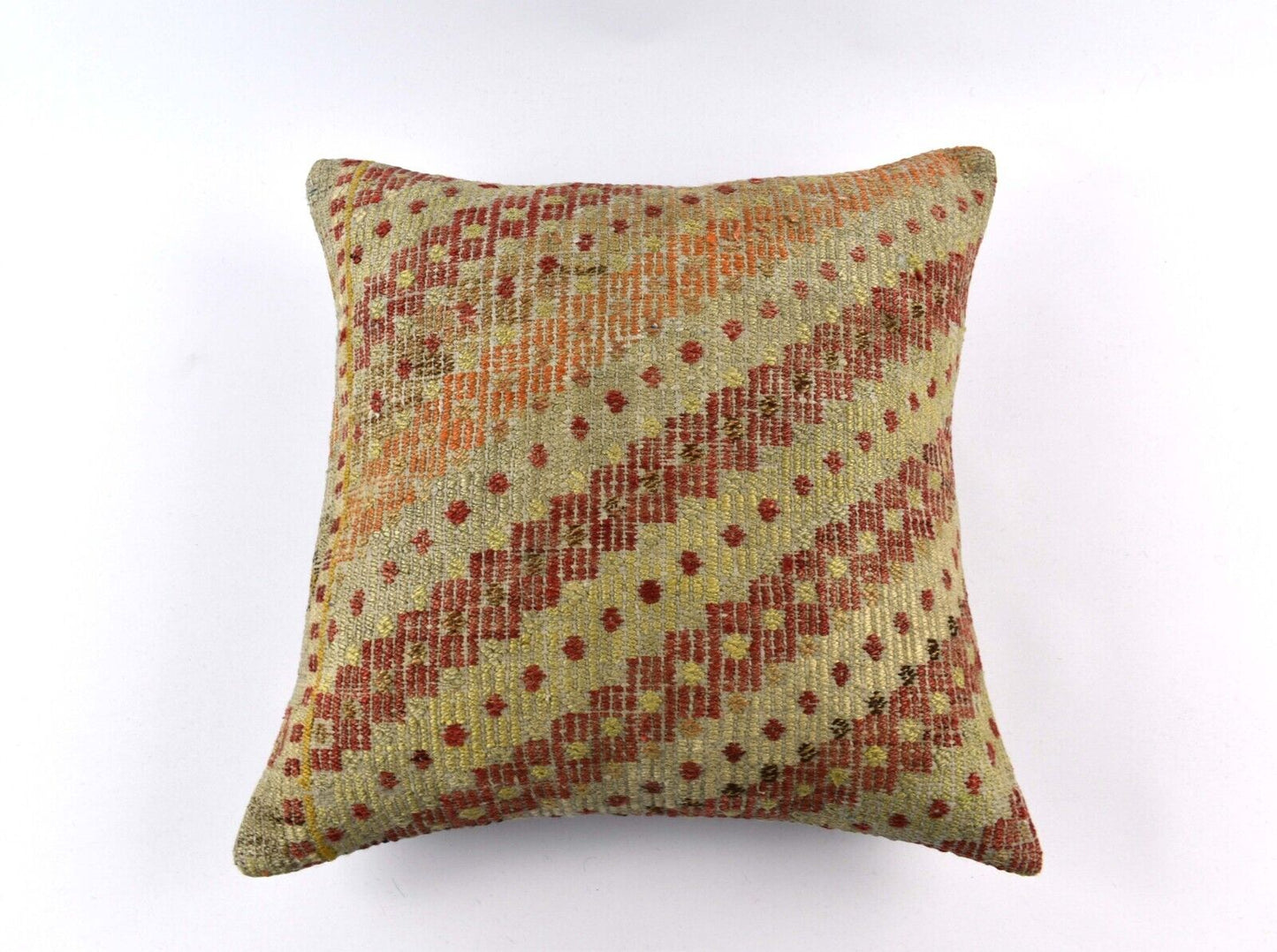 20x20 Kilim Pillow Cover Handmade Vintage Oushak Kilim Cushion Cover 4693