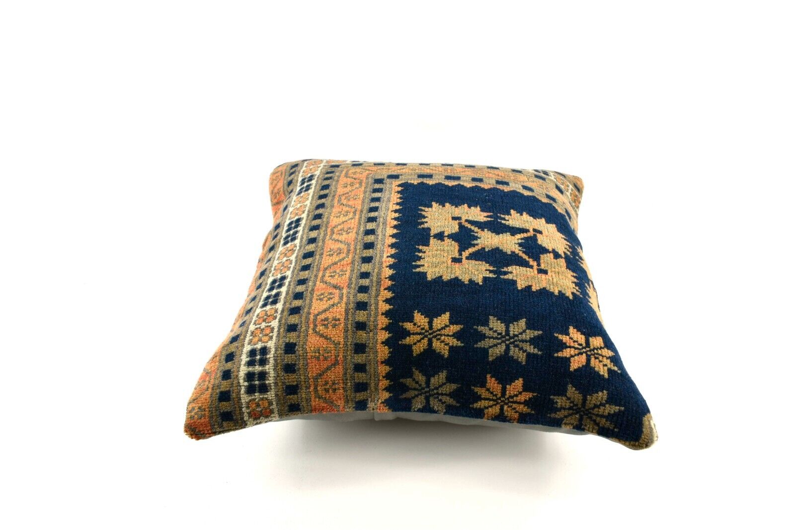 20x20 Kilim Pillow Cover Handmade Vintage Oushak Kilim Cushion Cover 4104