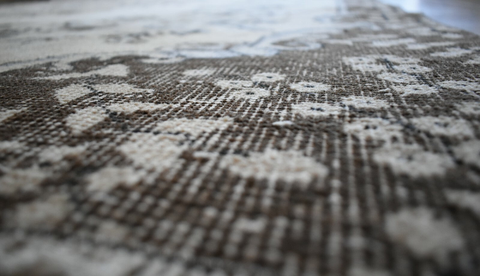 Turkish Rug 9.4x5.9 ft Vintage Rug Faded Oushak Rug Large Living Room Carpet B05