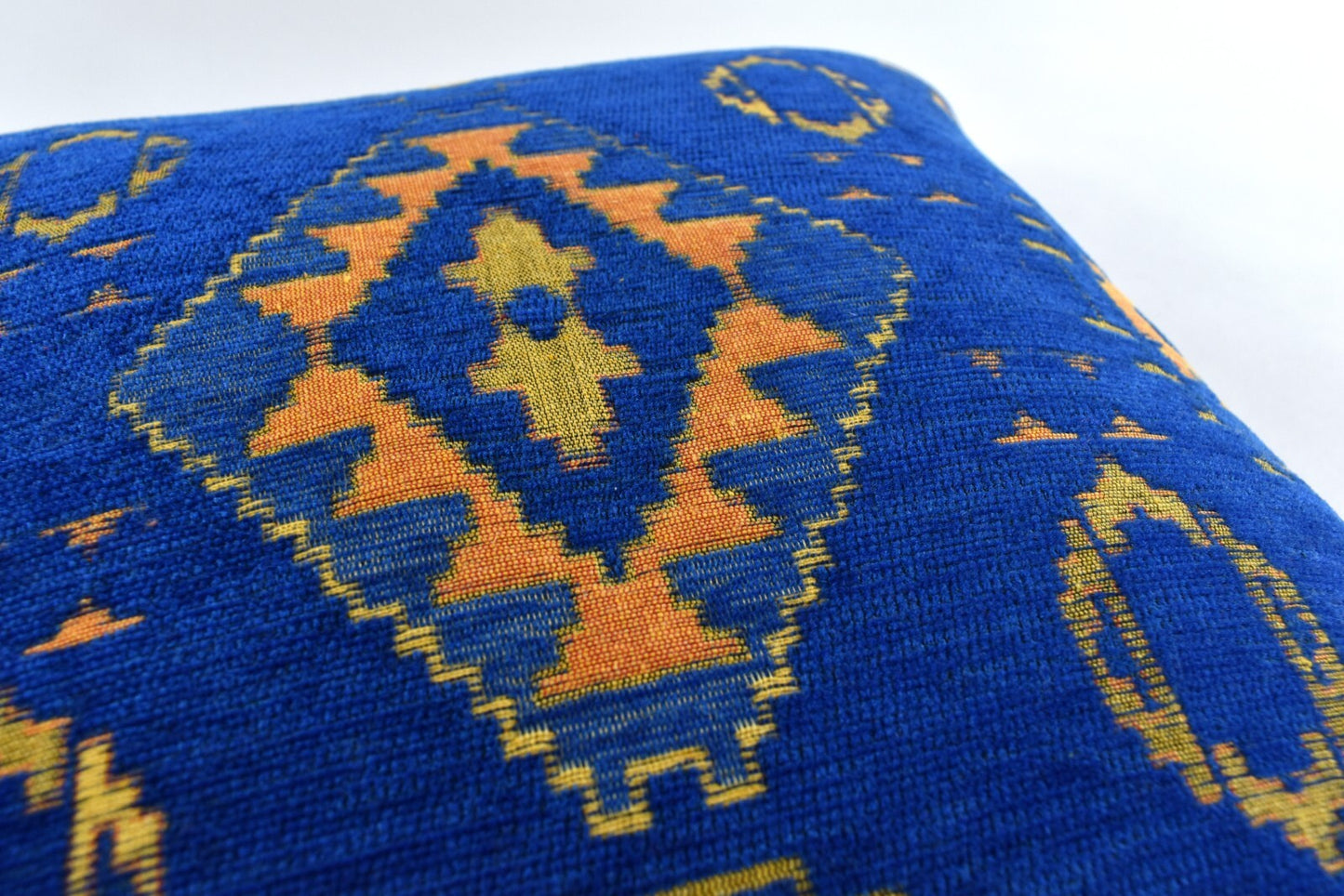 2 pcs/set Kilim Design Blue Pillow Cover Throw Cushion Sofa Couch Tribal Lumbar