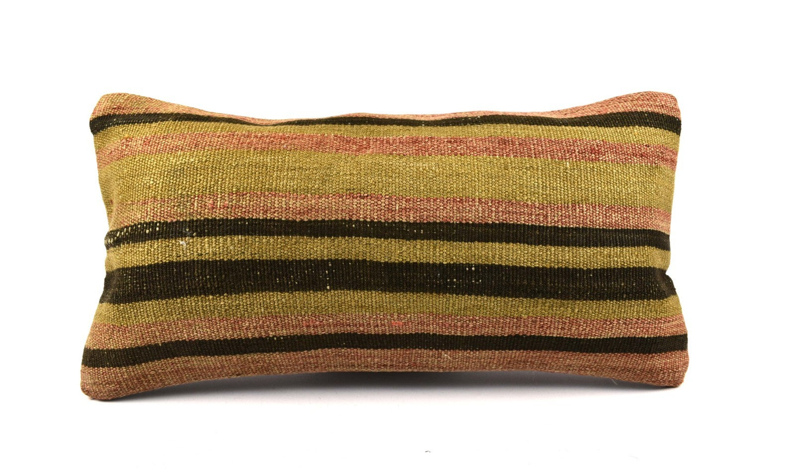 10x20 Kilim Lumbar Pillow Cover Vintage Ethnic Oushak Kilim Pillow Cover 4859