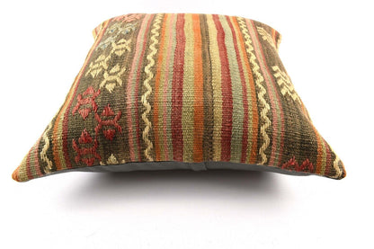 20x20 Kilim Pillow Cover Handmade Vintage Oushak Kilim Cushion Cover 4713