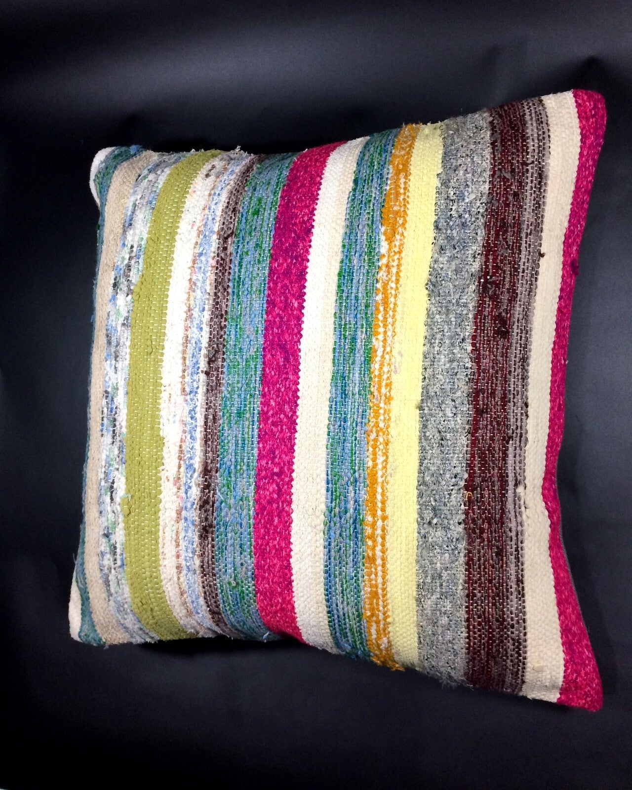 18"x18" Kilim Pillow Cover  Handmade Turkish Vintage Cushion Tribal Lumbar 627