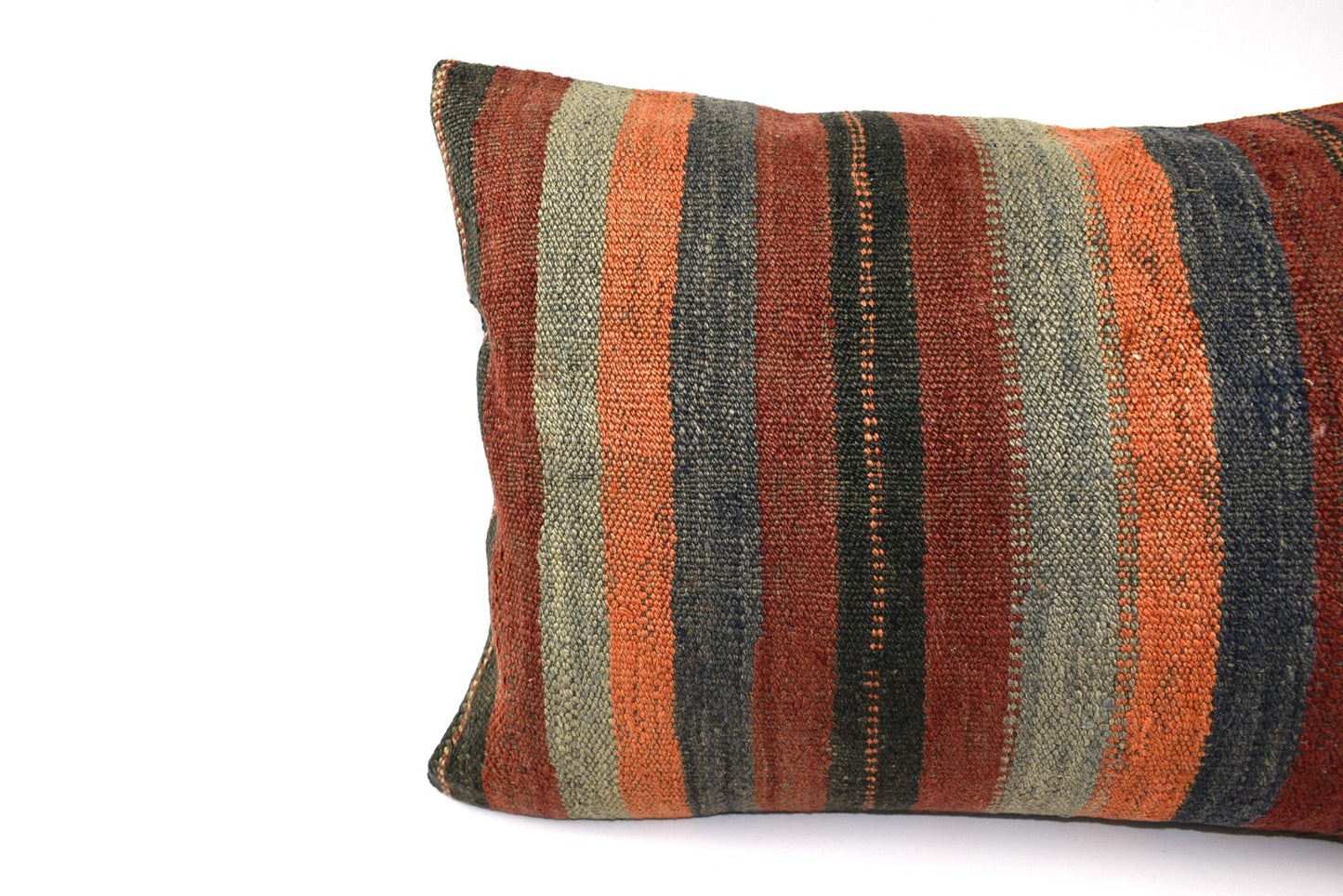 16x24 Kilim Pillow Cover Handmade Vintage Anatolian Lumbar Cushion Cover 4755