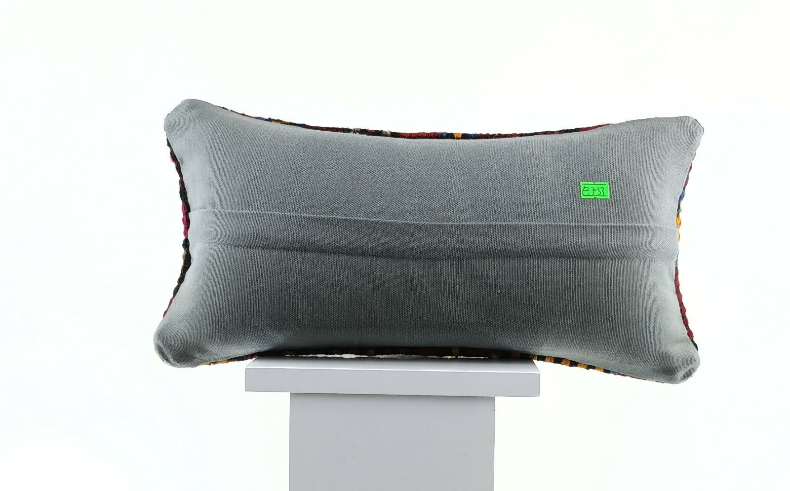 8"x16" Kilim Pillow Cover Handwoven Turkish Rug Traditional Oriental Lumbar E733