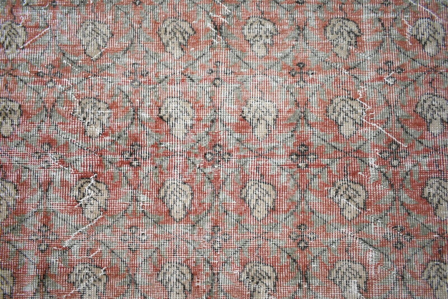 Vintage Runner 5.6x2.2 ft Oushak Runner Anatolian Rug Faded Turkish Runner R07