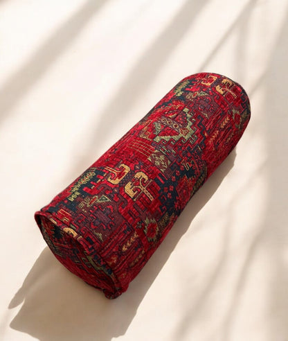 Bolster Pillow Cover Fabric Kilim Pattern Ethnic Tribal Oriental Bolster Pillow