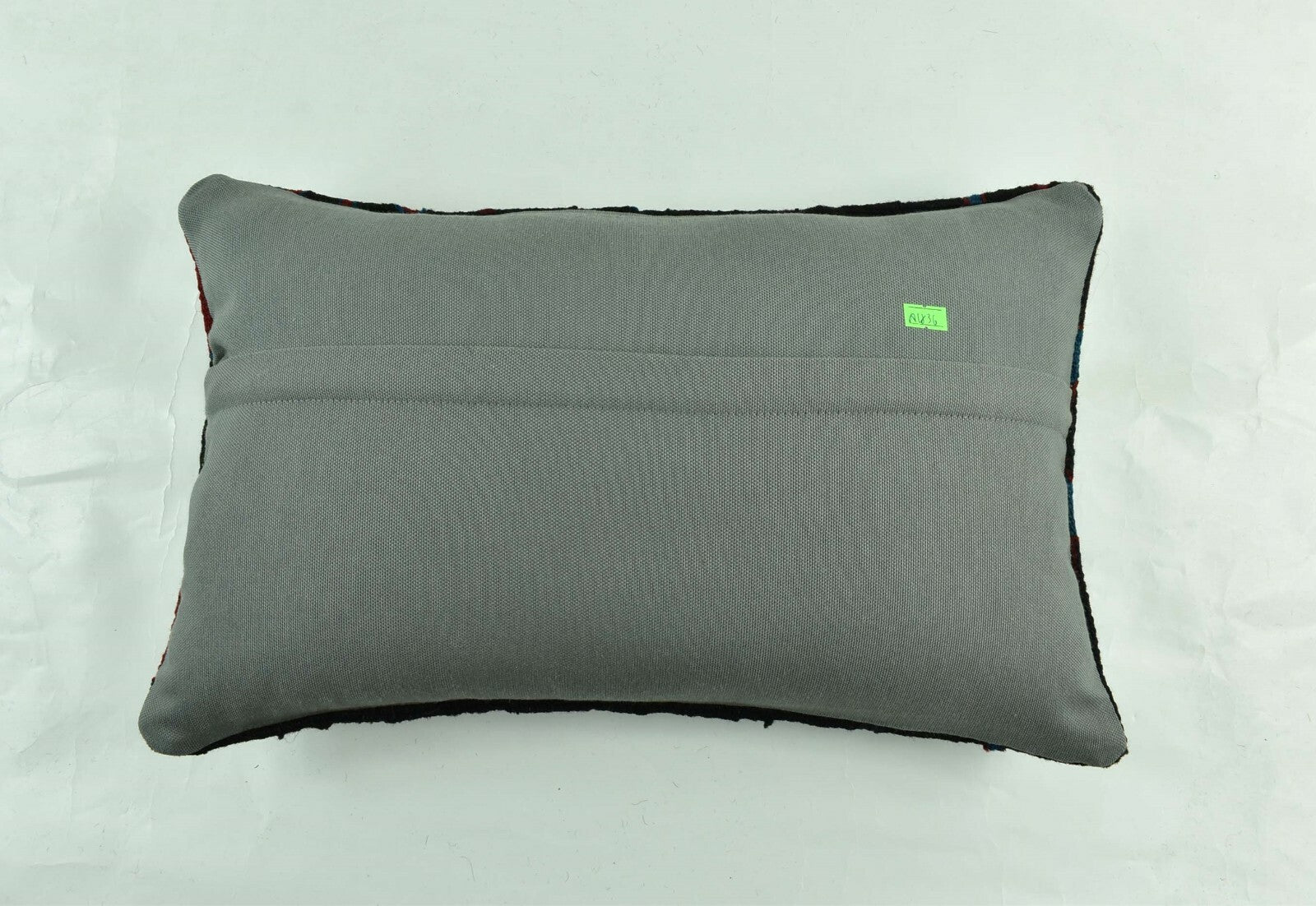 Kilim Pillow Cover 12x20 Turkish Handmade Vintage Couch Lumbar Cushion  A1836