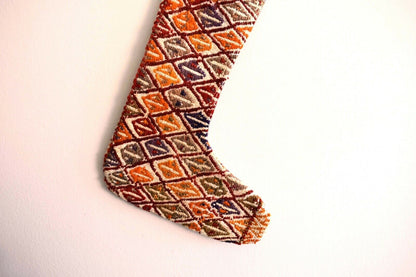 Vintage Kilim Stocking Christmas Stocking Ethnic Christmas Stocking S335