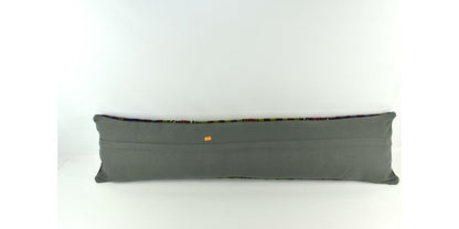 12x48 Vintage Rug Pillow Cover Handwoven Kilim Lumbar Pillow Cover 4060