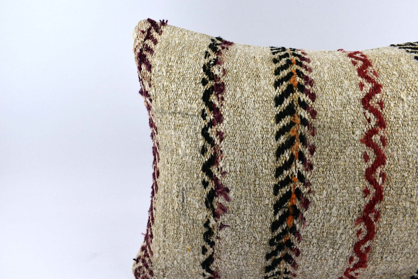 16x24 Kilim Pillow Cover Handmade Vintage Anatolian Lumbar Cushion Cover 4761